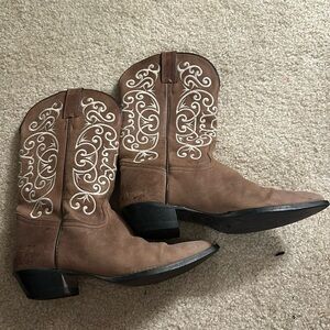 Tony Lama Embroidered Cowgirl Boots